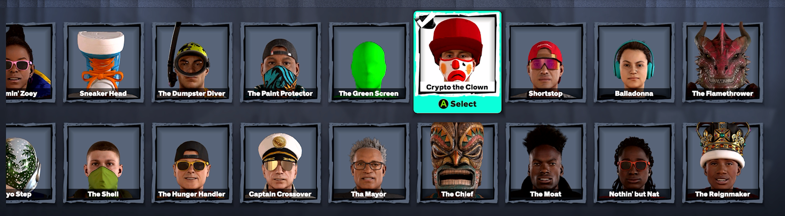 Crypto the Clown in Street Kings